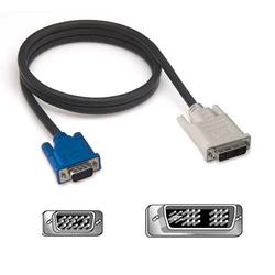 Belkin Pro Series Digital Video Interface Cable - 1 x DVI-I - 1 x DB-15 - 10ft