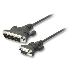 BELKIN COMPONENTS Belkin Pro Series Modem Serial Cable - 1 x DB-25 Modem - 1 x DB-9 PC - 25ft - Gray