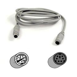 BELKIN COMPONENTS Belkin Pro Series Mouse/Keyboard Extension Cable - 1 x mini-DIN (PS/2) - 1 x mini-DIN (PS/2) - 12ft