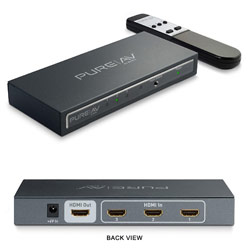Belkin PureAV 3-port HDMI Video Switch - 3 x HDMI Video In, 1 x HDMI Video Out