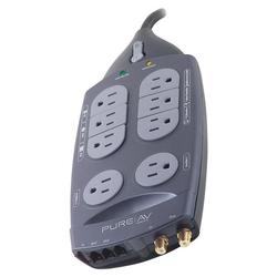 PureAV Belkin 7 Outlet Surge Suppressor - Receptacles: 7 - 1180J