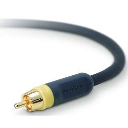 Belkin PureAV Blue Series Composite Video Cable - 1 x RCA - 1 x RCA - 6ft - Black