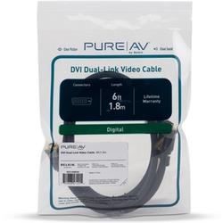Belkin PureAV Blue Series DVI Dual-Link Cable - 1 x DVI-D - 1 x DVI-D Video - 6ft