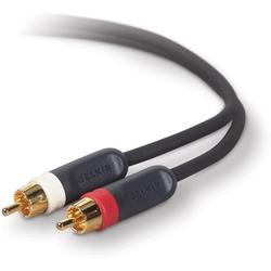 Belkin PureAV Blue Series RCA Audio Cable - 2 x RCA - 2 x RCA - 12ft