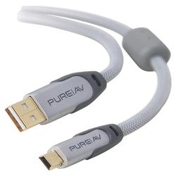 PureAV Belkin Hi-Speed USB 2.0 Cable - 1 x Type A USB - 1 x Mini Type B USB - 6ft