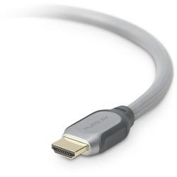 Belkin PureAV Silver Series HDMI Interface Audio Video Cable - 1 x Type A HDMI - 1 x Type A HDMI - 4ft