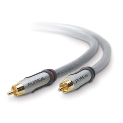 Belkin PureAV Silver Series RCA Audio Cable - 2 x RCA - 2 x RCA - 16ft (AV50300B16)