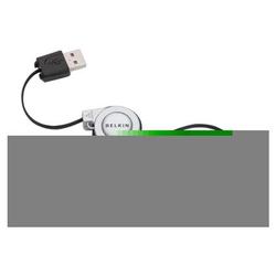 BELKIN COMPONENTS Belkin Retractable Hi-Speed USB 2.0 Cable - 1 x Type A USB - 1 x Type B USB - 2.6ft