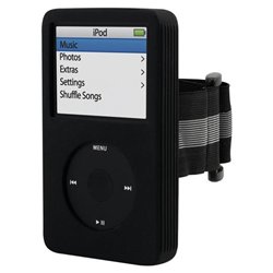 Belkin Sports Sleeve for iPod Video - Silicone - Black