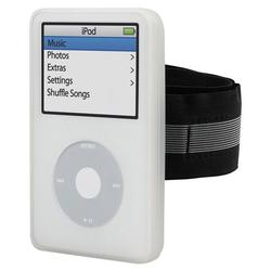 Belkin Sports Sleeve for iPod Video - Silicone - Frosted White