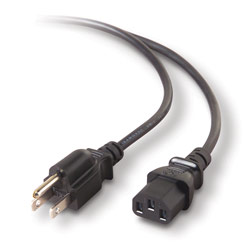 BELKIN COMPONENTS Belkin Standard Power Cord - 120V AC - 15ft