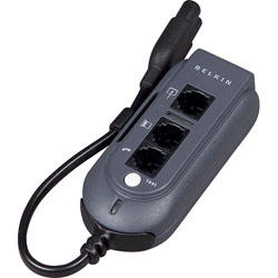 BELKIN COMPONENTS Belkin Universal Notebook Travel Surge Suppressor - Receptacles: 1 x Power IEC 320 EN 60320 C8 - 238J