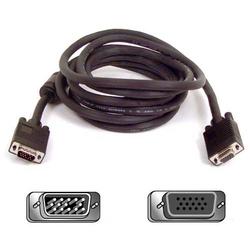 BELKIN COMPONENTS Belkin VGA Cable - 1 x HD-15 - 1 x HD-15 - 6ft - Midnight Gray