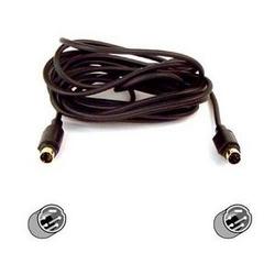 BELKIN COMPONENTS Belkin Video Cable - 1 x mini-DIN - 1 x mini-DIN - 12ft - Black