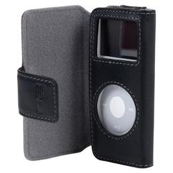 Belkin iPod nano Folio Case - Slide Insert - Belt Clip - Leather - Black
