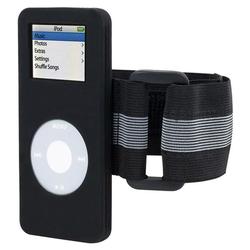 Belkin iPod nano Sports Sleeve - Silicone - Black