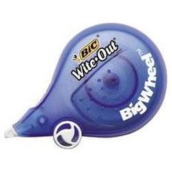 Bic Corporation Big Wheel™ Correction Tape, Single Line, 1/6 x 236 , 2/Pack (BICWOSTP21)