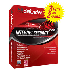 BitDefender Internet Security 2008 Small Box 3PCs / 2 Years