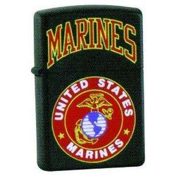 Zippo Black Matte, Us Marines