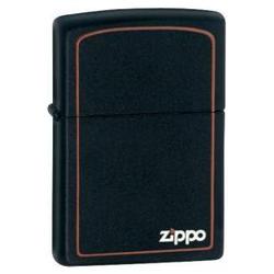 Zippo Black Matte, Logo & Border