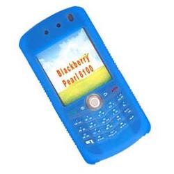 Wireless Emporium, Inc. Blackberry 8100 Pearl Silicone Protective Case (Blue)