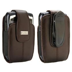 Blackberry 82113RIM Leather Vertical Pouch with Belt Clip for 8700, 8800 Series