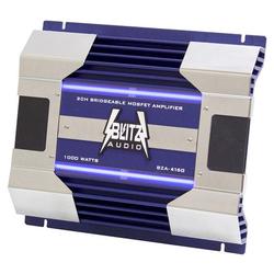 Blitz BZA4160 4 Channel 1000 Watt Bridgeable MOSFET Power Amplifier