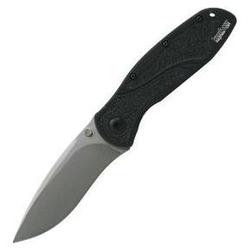 Kershaw Blur, Aluminum Handle W/trac-tec Insert, Stone Washed, Plain