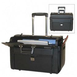 Bond Street Ltd Bond Street Catalog/Computer Case on Wheels - Top Loading - Koskin - Black