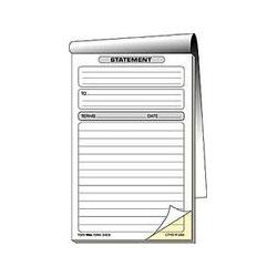 Tops Business Forms Book Style Statements with Carbon, Duplicate Style, 50 Sets per Pad (TOP3409D)