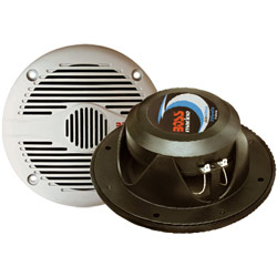 BOSS AUDIO SYSTEMS Boss Audio MR50W 5 1/4 2-Way Coaxial Marine Speaker, Black