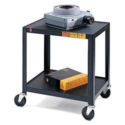 BRETFORD Bretford 26-E4 Assembled Mobile A/V Cart - Steel - Black