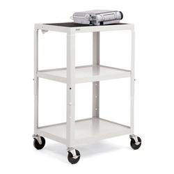 BRETFORD Bretford A26TG42E-GM Tech-Guard Adjustable A/V Presentation Cart - Steel, Plastic - Gray