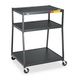 BRETFORD MANUFACTURING Bretford BB44-P4 Wide Body TV Cart - Steel - Black