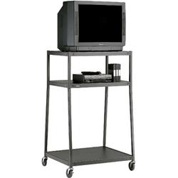 BRETFORD MANUFACTURING Bretford BB54-E4 Wide Body TV Cart - Steel - Black