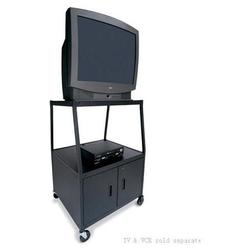 BRETFORD Bretford BBC54-E4 Wide Body A/V Cart With Cabinet - Steel - Black