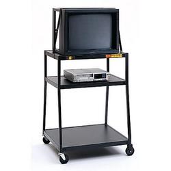 BRETFORD MANUFACTURING Bretford BBUL44-C4 Wide Body TV Cart - Steel - Black