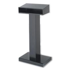 BRETFORD Bretford LECT3-GM Floor Lectern - 1 Shelf - 47 x 26 - Steel - Gray