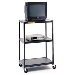 BRETFORD Bretford MP48-P4 Television Cart - Steel - Black (MP48-P4)