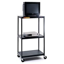 BRETFORD Bretford MP54-E4 Television Cart - Steel - Black