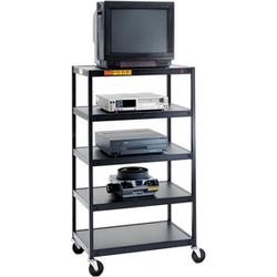 BRETFORD Bretford MP54DX-E4 Television Cart - Steel - Black