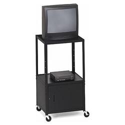 BRETFORD Bretford TVCA3654-E4 Adjustable Television Cart With Cabinet