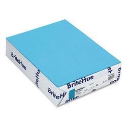 MOHAWK/STRATHMORE PAPERS Brite-Hue® Text Paper, Blue, 8-1/2 x 11, 24-lb., 500 Sheets/Ream (MOW101592)