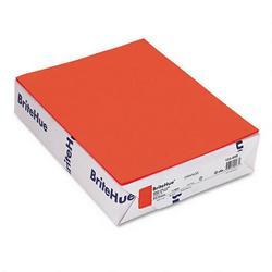 MOHAWK/STRATHMORE PAPERS Brite-Hue® Text Paper, Orange, 8-1/2 x 11, 24-lb., 500/Ream (MOW103655)
