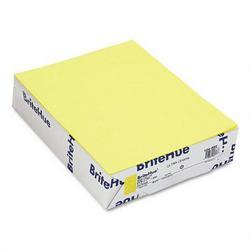 MOHAWK/STRATHMORE PAPERS Brite-Hue® Text Paper, Ultra Lemon, 8-1/2 x 11, 24-lb., 500/Ream (MOW104596)