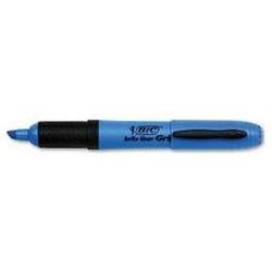 Bic Corporation Brite Liner Grip XL™ Highlighter, Chisel Tip, Fluorescent Blue (BICBLMG11BE)