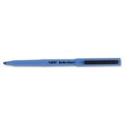 Bic Corporation Brite Liner® Highlighter, Fluorescent Blue Ink (BICBL11BE)