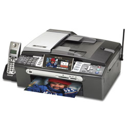 BROTHER INT'L (PRINTERS) Brother MFC-885cw Photo Color All-in-One with Wireless Networking and a 5.8GHZ Cordless Phone