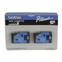 Brother TC10 Laminated Tape Cartridge - 0.5 x 25'' - 2 x Roll - Clear