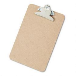 Saunders Mfg. Co., Inc. Brown Hardboard Clipboard, Memo Size, For Sheets up to 6w x 9h (SAU05610)